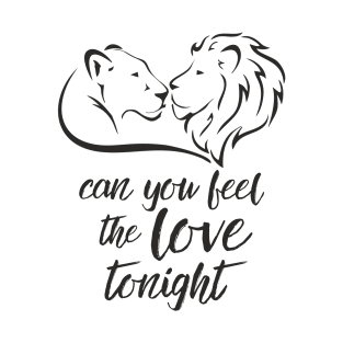 Lion King - Simba and Nala - Can You feel the Love Tonight T-Shirt