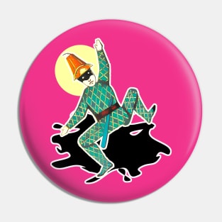 Harlequin Puppet thrown away Pin