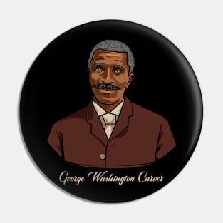 George Washington Carver Quote Gift for Black History Month Pin