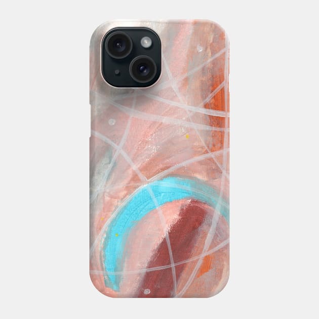 Art Acrylic artwork abstract painting Phone Case by ArtFromK