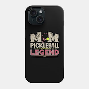 Funny Quote Pickle Ball Mom Grandma Pickleball Legend Dinking Phone Case