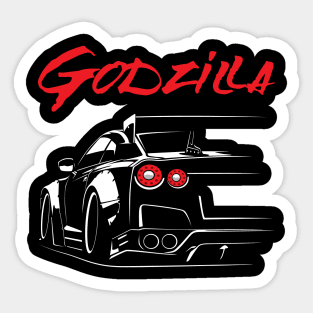 Supreme GTR R35 Sticker for Sale by NERON-ART