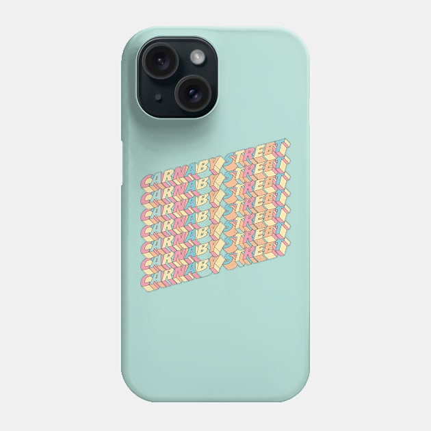 Retro Carnaby Street Phone Case by stu-dio-art