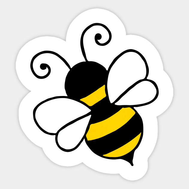 Download Cute Bee Bee Sticker Teepublic