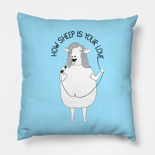 How Sheep Is Your Love | Animal Karaoke Collection Pillow