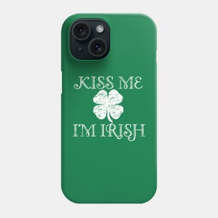 Vintage Kiss Me I'm Irish St Patrick's Day Classic Phone Case