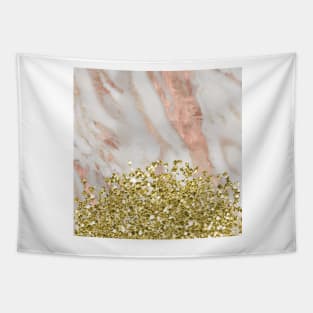 Marble gold rush Tapestry