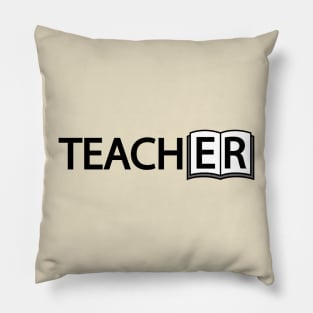 Teacher teaching artsy Pillow