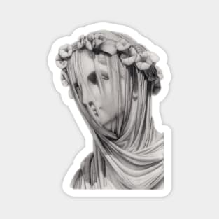 Veiled Marble Statue Magnet