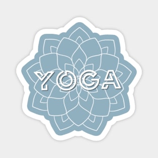 YOGA with LOTUS FLOWER Magnet