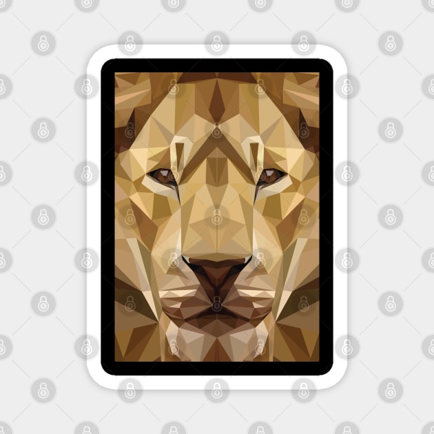 lion Magnet by Amartwork