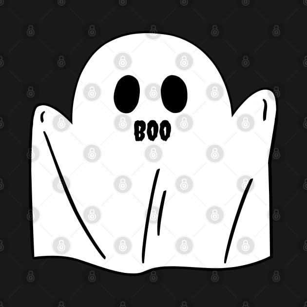 Cute Ghost Boo by Bruno Pires