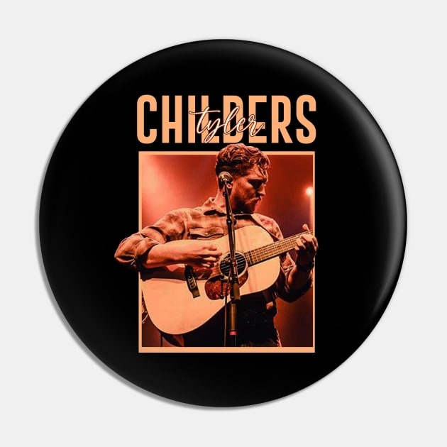 Tyler Childers Guitars Pin by GW ART Ilustration