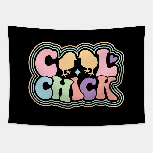 Cool Chick Easter Tapestry by GoodWills