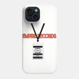 Empire Records Employee Badge - Eddie Phone Case