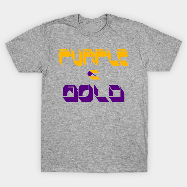 Discover purple & gold - Geaux - T-Shirt