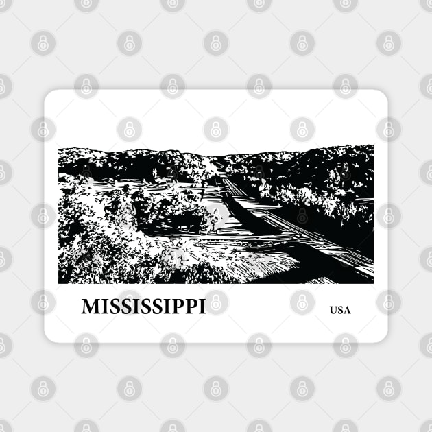 Mississippi USA Magnet by Lakeric