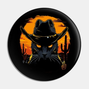 Cat Cowboy Chronicles Feline Pin