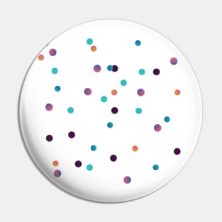 Party Confetti Pattern Pin