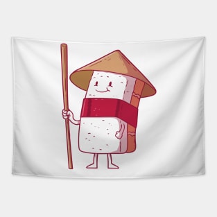 Sushi Warrior -Simple Graphic Tapestry