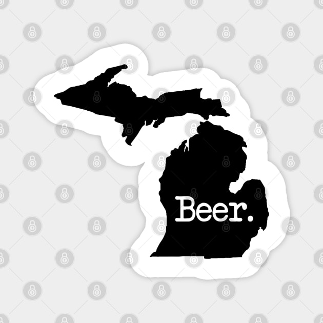 Michigan Beer MI Magnet by mindofstate