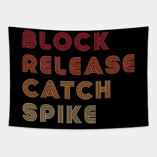 Block Release Catch Spike Tapestry