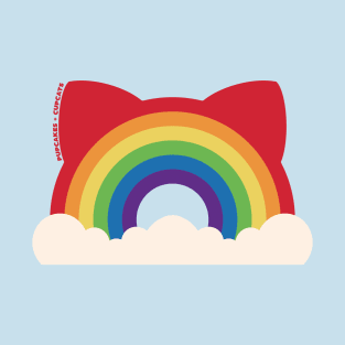 Pride Cat Ear Rainbow T-Shirt