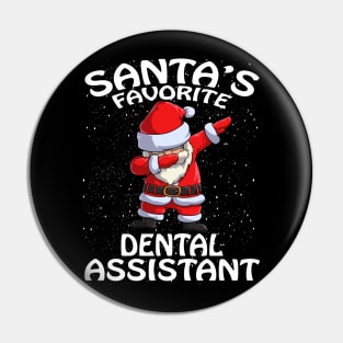 Santas Favorite Dental Assistant Christmas Pin