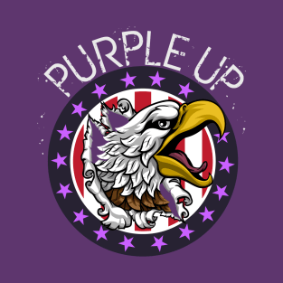 Purple Up Military Child Purple-Up Eagle for Military Kids T-Shirt