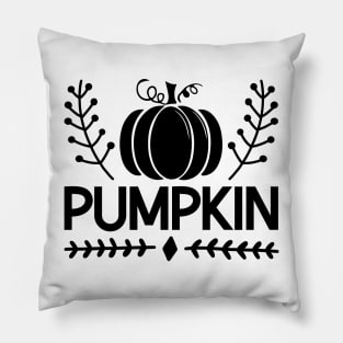 Pumpkin Simple Lettering Pillow