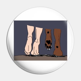 Man's best friend the dog Pin