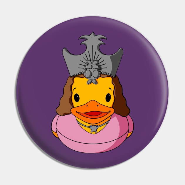 Glinda the Good Witch Rubber Duck Pin by Alisha Ober Designs