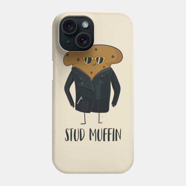 Stud Muffin Phone Case by Dreamy Panda Designs