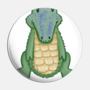 Cute Crocodile Drawing Pin