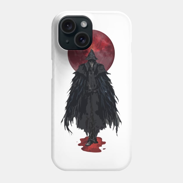 Hunter and Blood Moon Phone Case by Scailaret