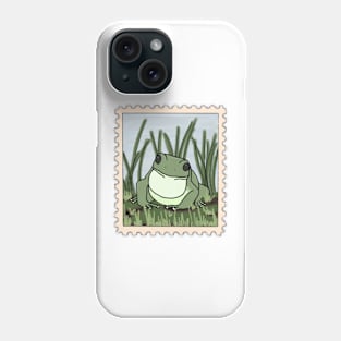 Cottagecore Frog Stamp Phone Case