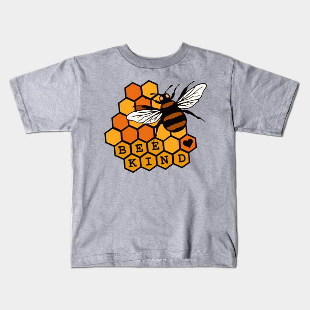 Honey Bees in A Honeycomb Kids Print Graphic Tee Short Sleeve T-Shirt Honey Bees in A Honeycomb Kids Print Graphic Tee Short Sleeve T-Shirt