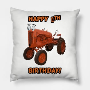 Happy 12th birthday tractor design Pillow