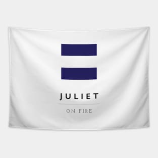 Juliet: ICS Flag Semaphore Tapestry