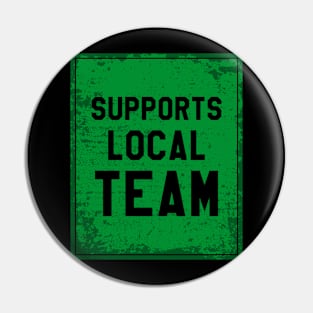 Supports local team || Green Pin