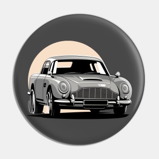 Double-O-seven secret agent car Legend Pin