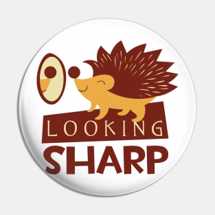 Looking Sharp Hedgehog Pin