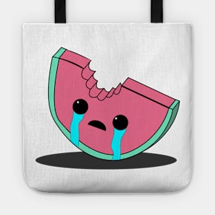 crying watermelon Tote