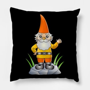 Christmas Garden Gnome Pillow