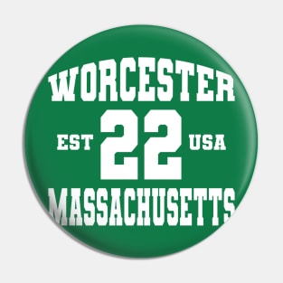 Worcester, MA Pin