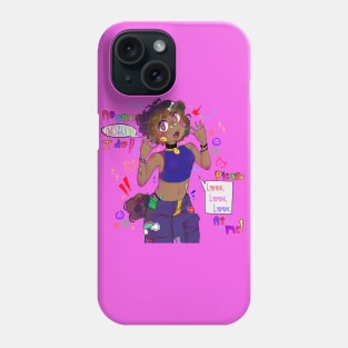 Kidcore dog girl Phone Case