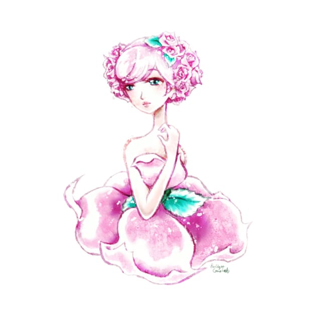 Lady Rose Shoujo Anime Art by BonBonBunny