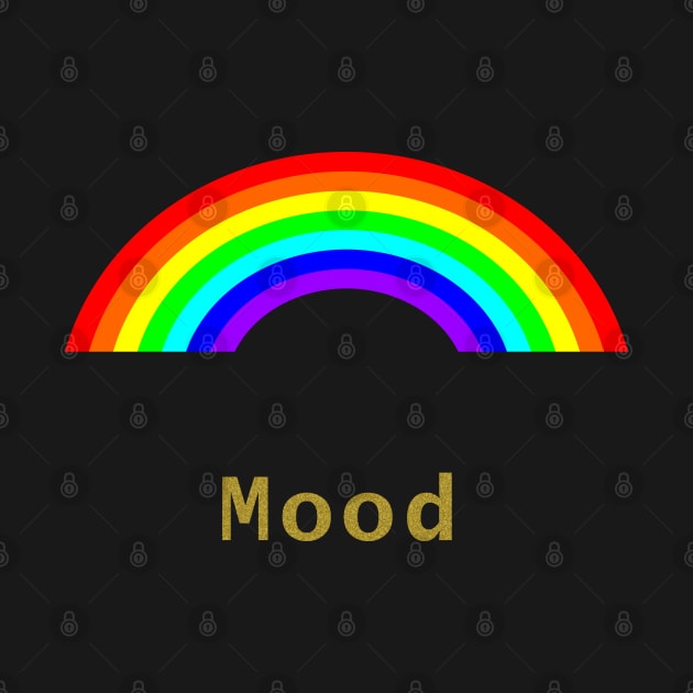 Gold Mood Rainbow of Positivity by ellenhenryart