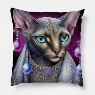 Brilliant Abyssinian Cat Pillow