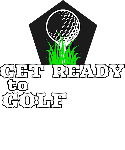 Get Ready To Golf Golfing Hobby Golfers Kids T-Shirt by PhantomDesign